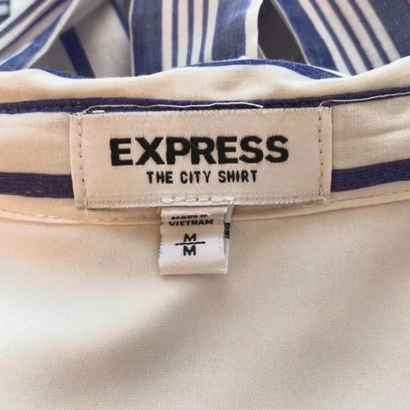 NWOT | Express City Shirt Fully Lined Dress - Picture 10 of 15